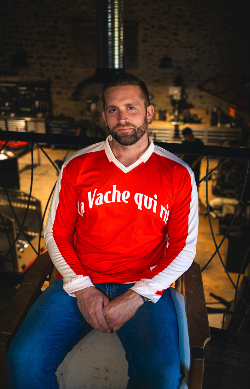 MAILLOT FRANCAIS X VACHE QUI RIT - MANCHES LONGUES